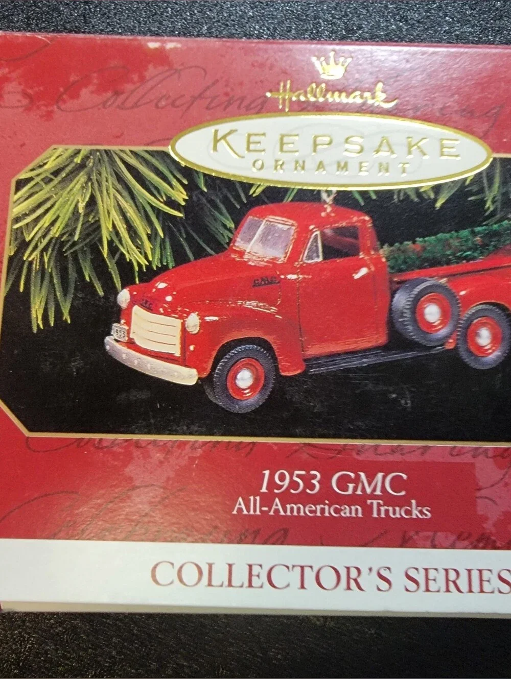 Hallmark Keepsake 1953 GMC Pickup Truck Ornament - Red